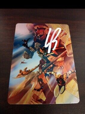 Mighty Morphin Power Rangers Livio Ramondelli metal card signed with COA